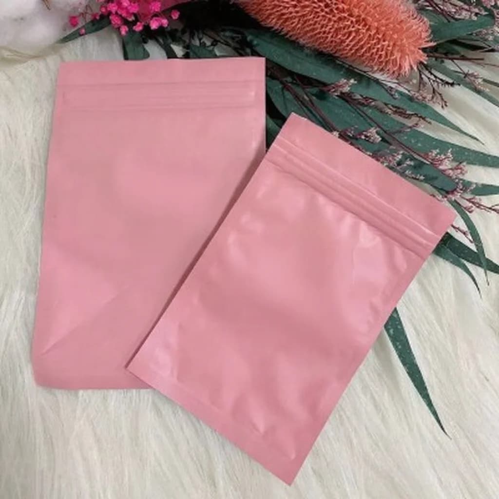 Sacchetti ziplock in plastica opaca per strumenti per unghie e unghie finte