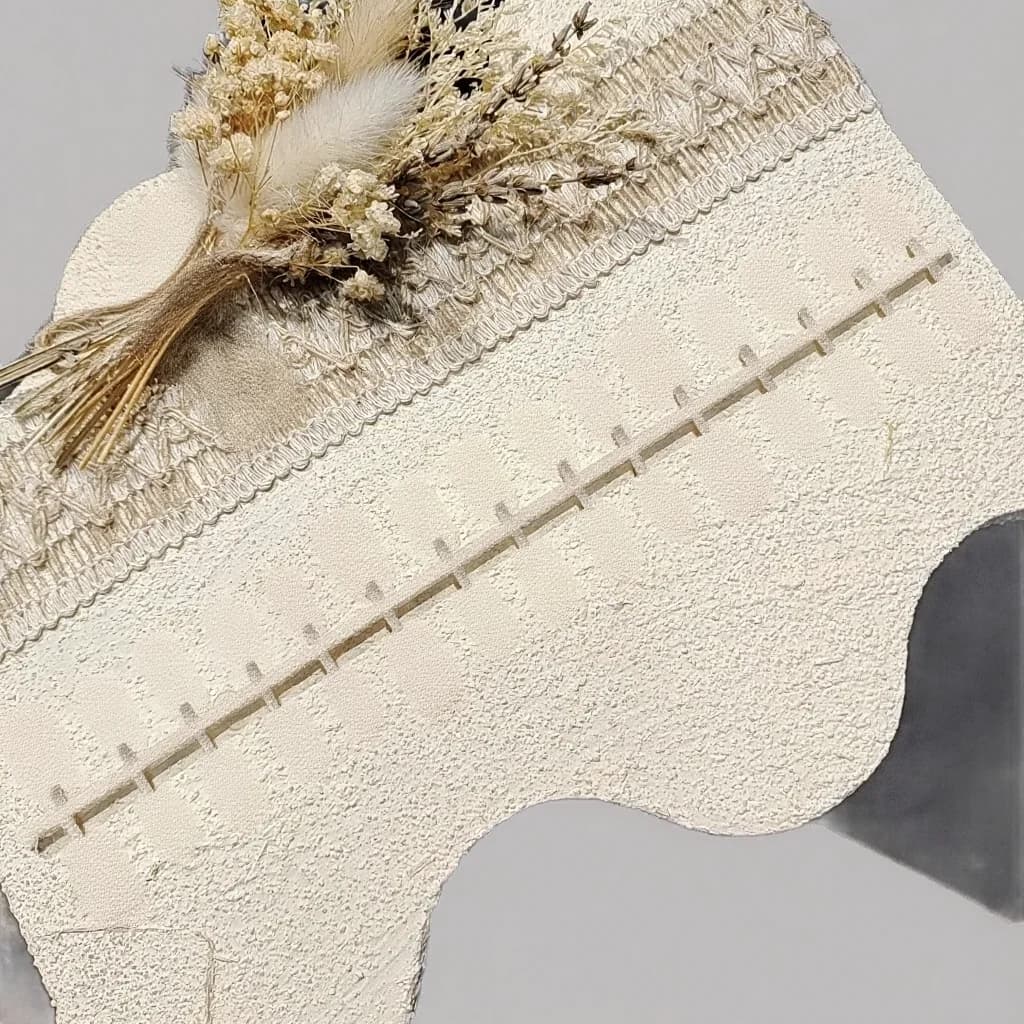 Unghie Finte Occhio di Gatto Floreali Cinabro con Perle di Vetro