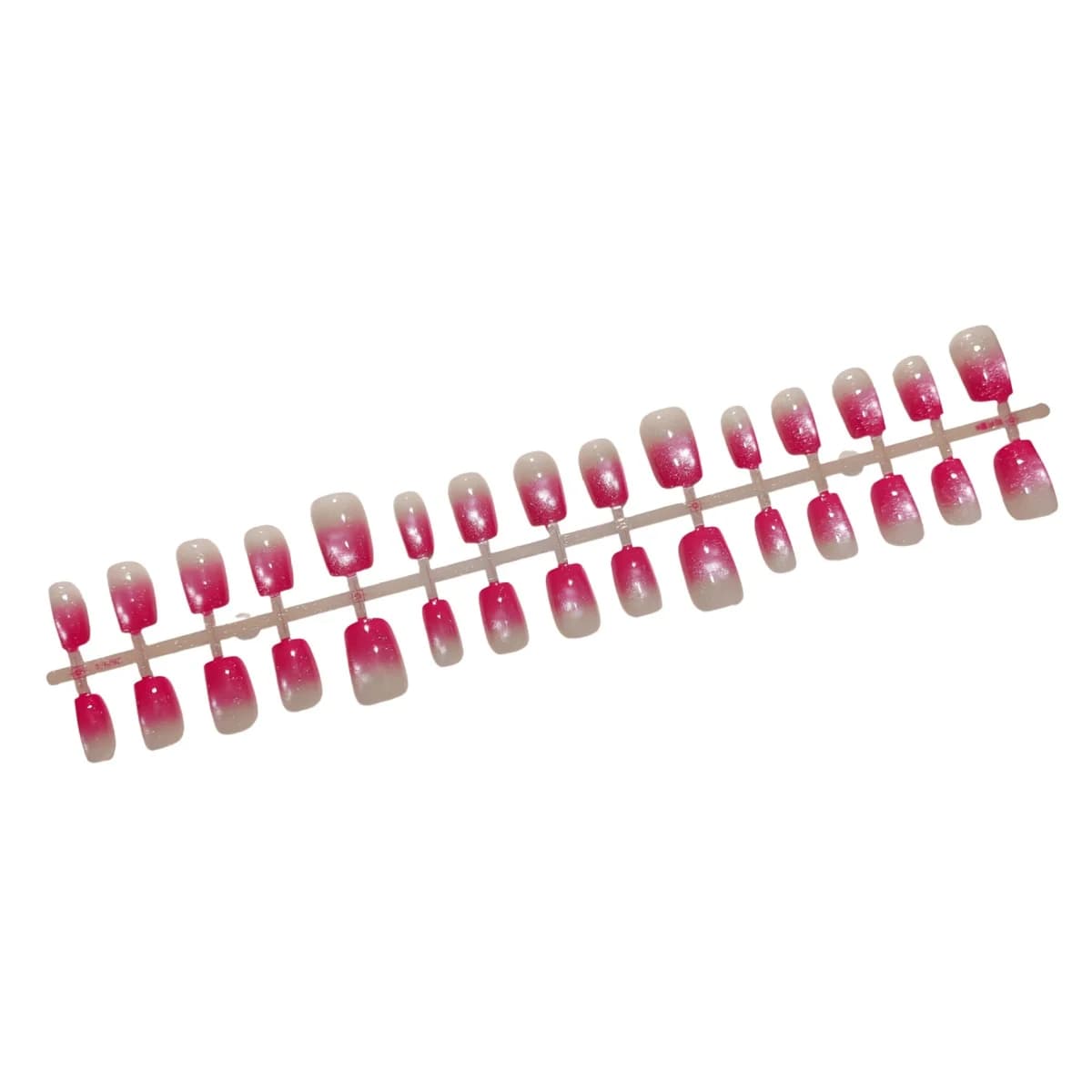 Unghie Finte Corte Ballerina Cat Eye Sfumatura Rosa Antico