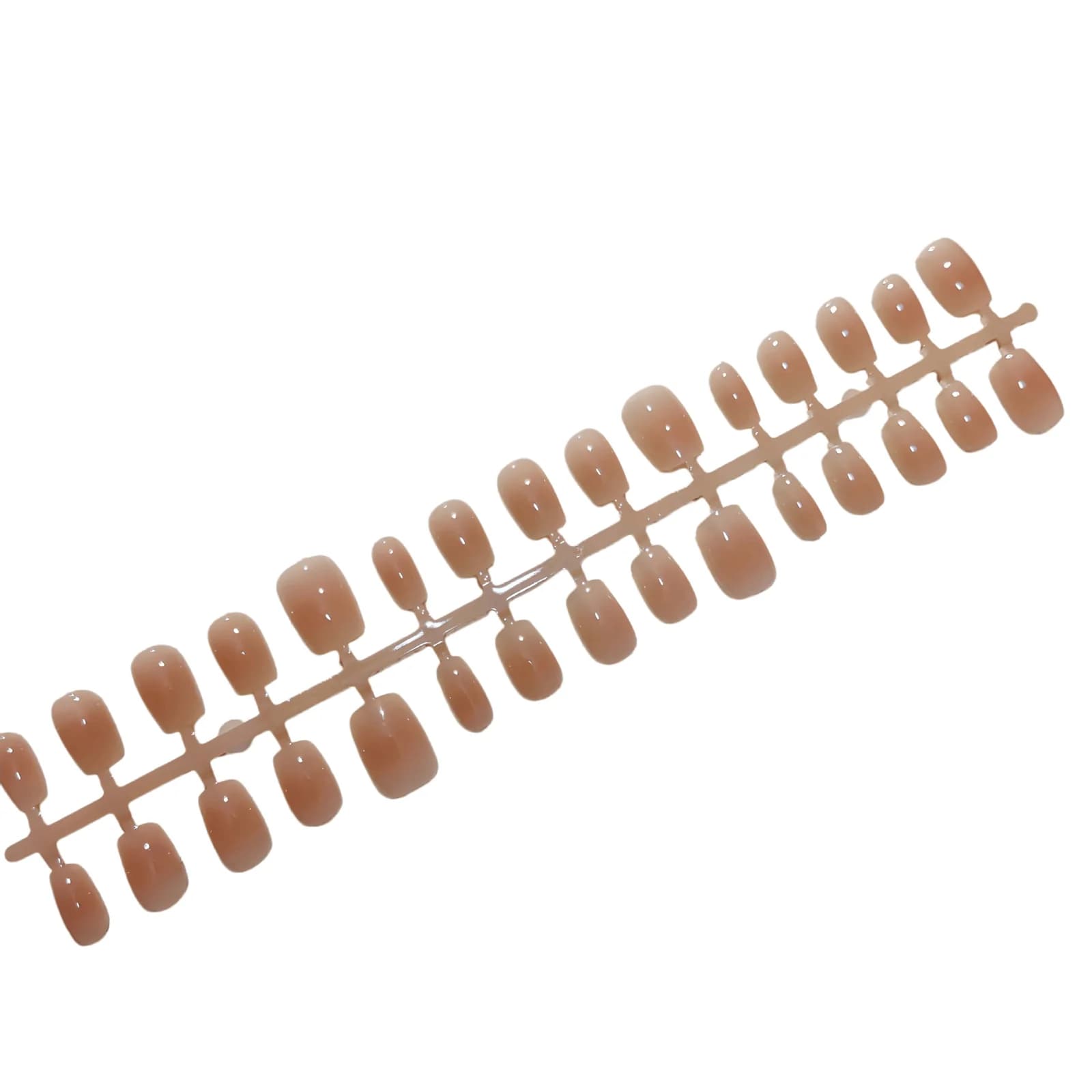 Unghie Finte Rosa Cipria Corte Forma Ballerina Minimaliste Uso Quotidiano